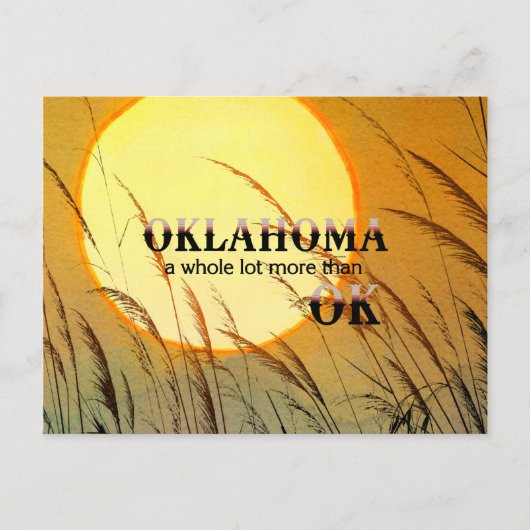 T-SHIRT Oklahoma Briefkaart (Voorkant)