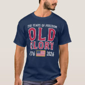 T-shirt 'Old Glory America 250th Anniversary' (Voorkant)