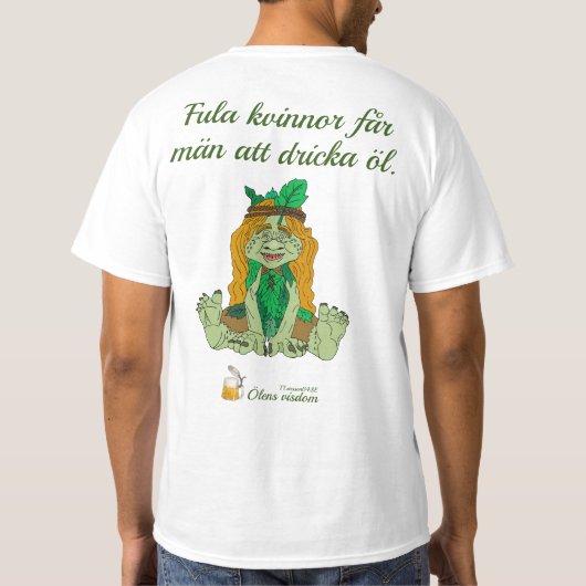 T-shirt — Ölens visdom (Achterkant)