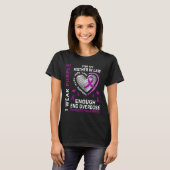 T-shirt om overdosisbewustzijn te beëindigen Paars (Voorkant volledig)