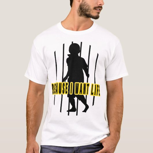 T-Shirt om vluchtelingen, immigranten te helpen (Voorkant)