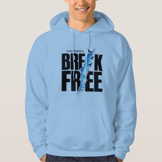 T-shirt om vrij te zijn (Voorkant)