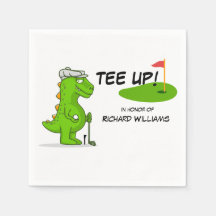 T-shirt Omhoog Gepensioneerde Golf Dinosaurus Spel
