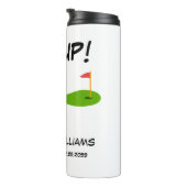 T-shirt Omhoog Gepensioneerde Golf Dinosaurus Spel Thermosbeker (Geroteerd rechts)