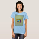 T-shirt 'Omhuld door licht' (Voorkant volledig)