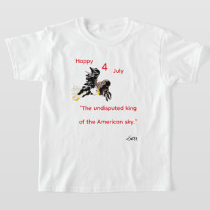 T-shirt: onbetwiste Koning, de Kale Arend. T-shirt