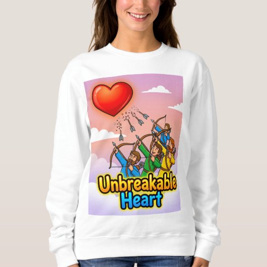 T-shirt Onbreekbaar Hart (Voorkant)