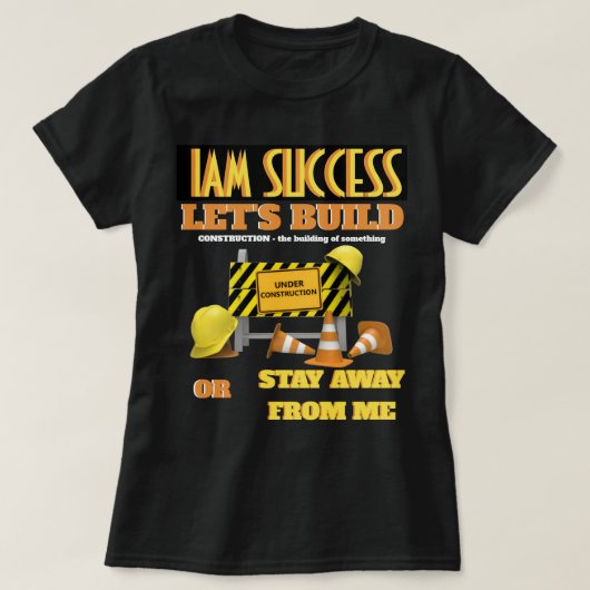 T-shirt onder constructie (Design voorkant)