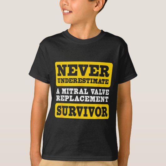T-shirt Onderschat Mitralisklep Vervanging Overlev (Voorkant)