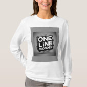 T-shirt One Line Wonder (Voorkant)