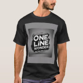T-shirt One Line Wonder (Voorkant)