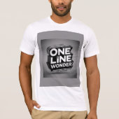 T-shirt One Line Wonder (Voorkant)