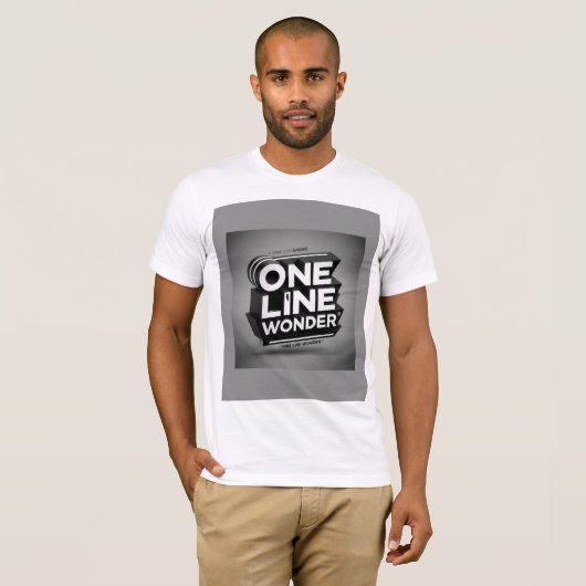 T-shirt One Line Wonder (Voorkant volledig)