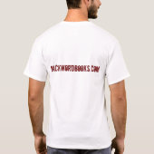t-shirt "Onnoodzakelijke prijsopgave" (Achterkant)