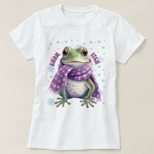 T-shirt ontwerp: Cozy Frog Comfort (Design voorkant)