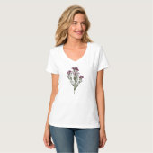 T-shirt ontwerp id bloem kunst (Voorkant volledig)