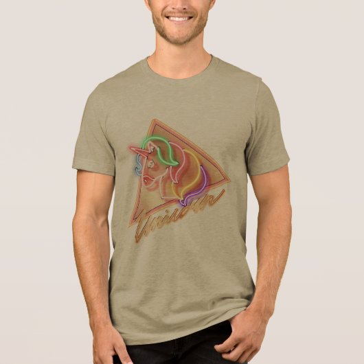 T-shirt ontwerp is eenhoorn (Voorkant)