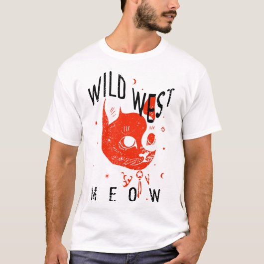 T-shirt ontwerp is Meow (Voorkant)