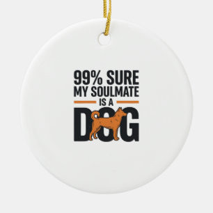 T-Shirt Ontwerp met Grappige Vintage Gravure over Keramisch Ornament