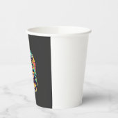 T-shirt ontwerp met "Ik eet Zand" Papieren Bekers (Links)