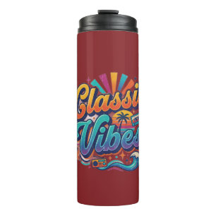 T-Shirt Ontwerp met Klassieke Sfeer Thermosbeker