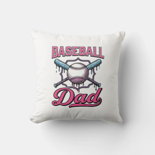 T-Shirt Ontwerp met Vintage Gravure voor Baseball Kussen