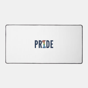 T-Shirt Ontwerp met Vintage Pride Regenboog Letter Bureaumat