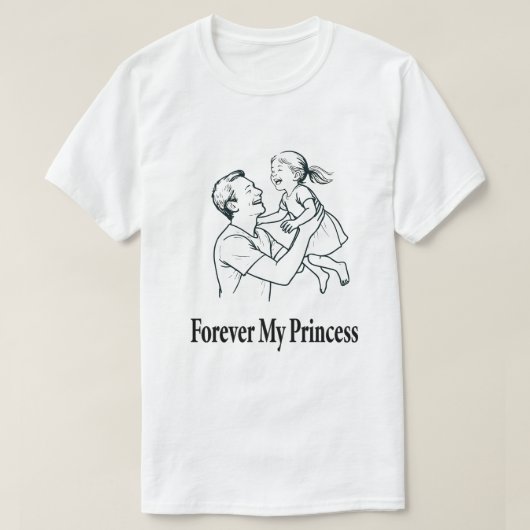 t shirt ontwerp mijn prinses (Design voorkant)