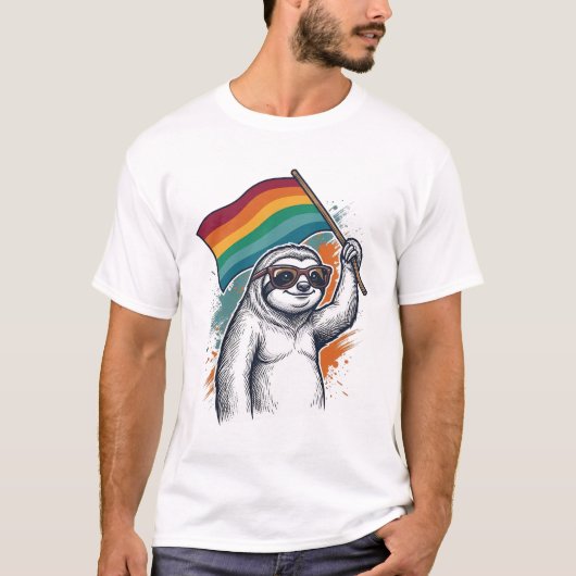 T-Shirt Ontwerp Pride Luiaard Vintage Gravure_1 (Voorkant)