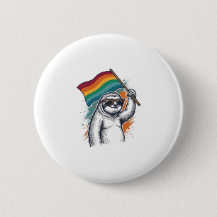 T-Shirt Ontwerp Pride Luiaard Vintage Gravure_1 Ronde Button 5,7 Cm