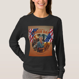 T-shirt ontwerp van Gelukkige Dag van de Arbeid