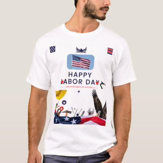T-shirt ontwerp van gelukkige dag van de arbeid