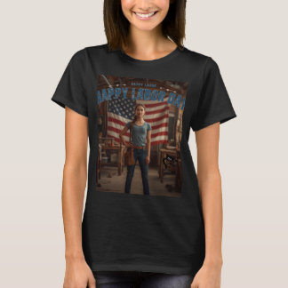 T-shirt ontwerp van gelukkige dag van de arbeid