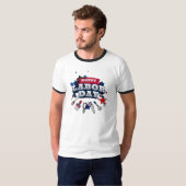 T-shirt ontwerp van gelukkige dag van de arbeid (Voorkant volledig)