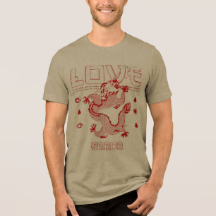 T-shirt ontwerp van liefde