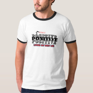 T-shirt ontwerp van positief