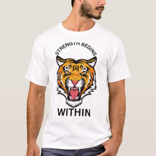 T-SHIRT-ONTWERP VAN TIGER T-SHIRT