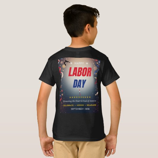 T-shirt ontwerp voor Dag van de Arbeid (Achterkant volledig)