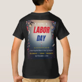 T-shirt ontwerp voor Dag van de Arbeid (Achterkant)
