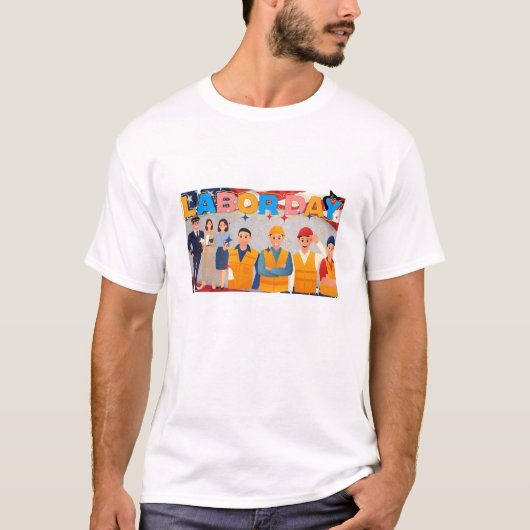T-shirt ontwerp voor Dag van de Arbeid (Voorkant)