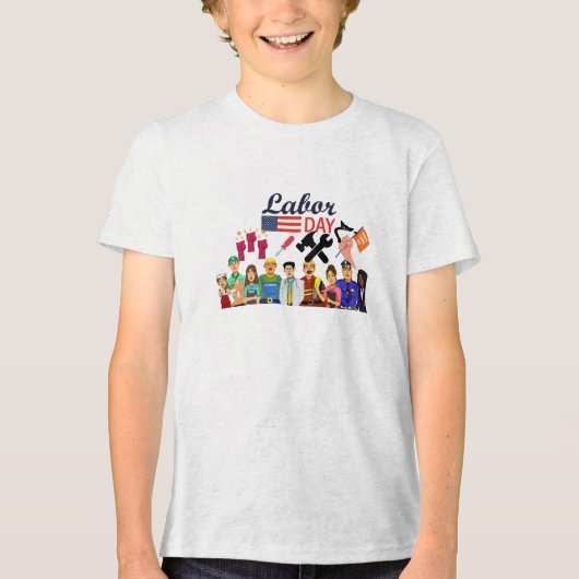 T-shirt ontwerp voor Dag van de Arbeid (Voorkant)