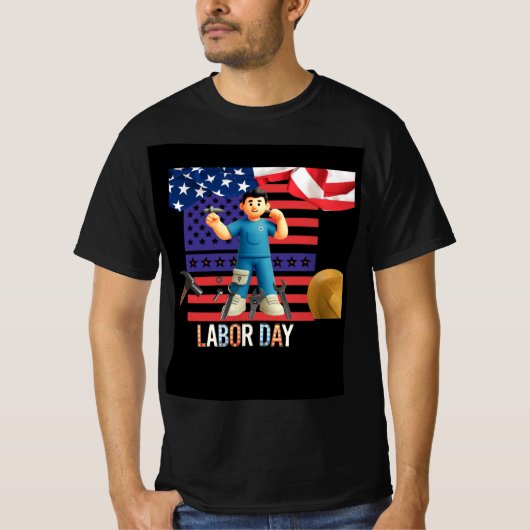 T-shirt ontwerp voor Dag van de Arbeid (Voorkant)
