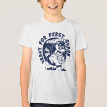 T-shirt ontwerp voor een eersteklas wasbeer