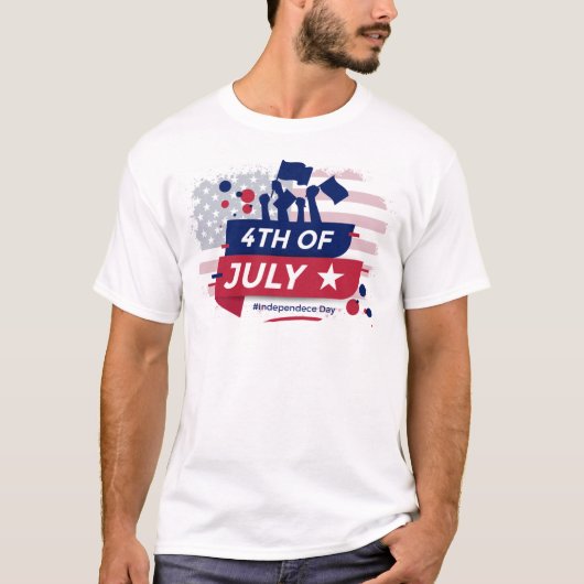 T-shirt ontwerp voor Independence Day, 4 juli 2023 (Voorkant)