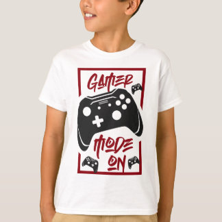 T-shirt ontwerp voor kinderen gaming T-shirts