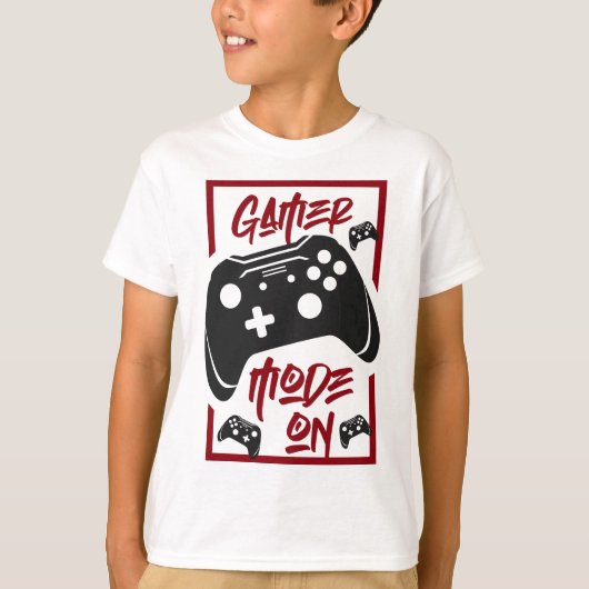 T-shirt ontwerp voor kinderen gaming T-shirts (Voorkant)