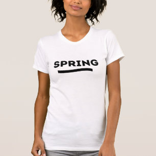 T-shirt ontwerp voor lente