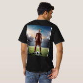 T-Shirt Ontwerp voor Voetbalfans (Achterkant volledig)