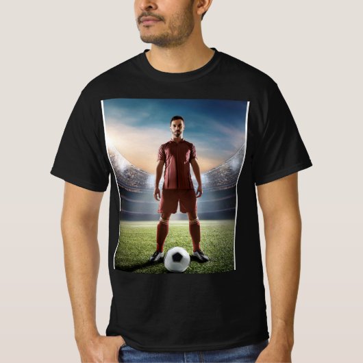 T-Shirt Ontwerp voor Voetbalfans (Voorkant)