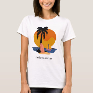 T-shirt ontwerp zomer